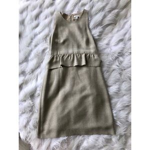 Club Monaco - Beige Dress with Peplum